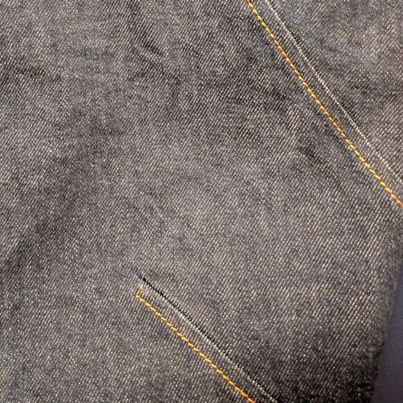 Lafayette 148NY MINIMALIST Fit-&-Flare Denim midi Dress Size 8 - Picture 13 of 13